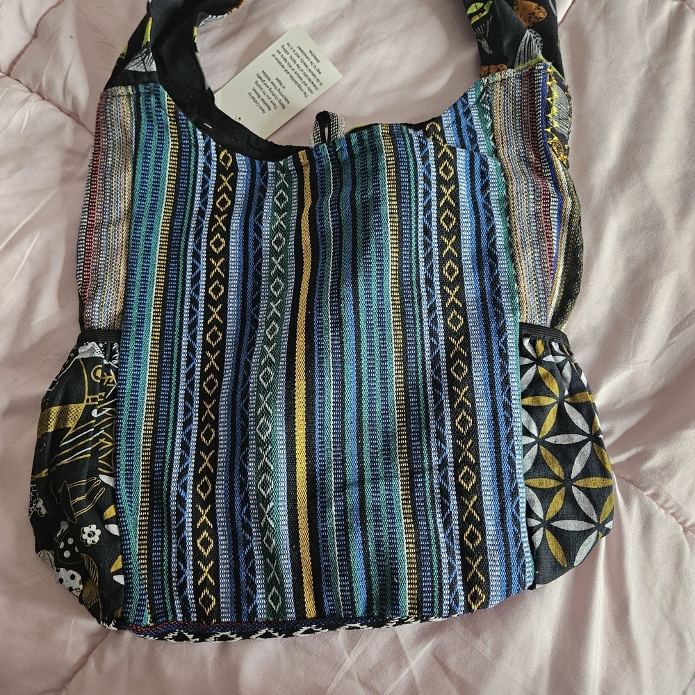 Rising International Colorful Patchwork Shoulder Bag - Picture 3 of 4